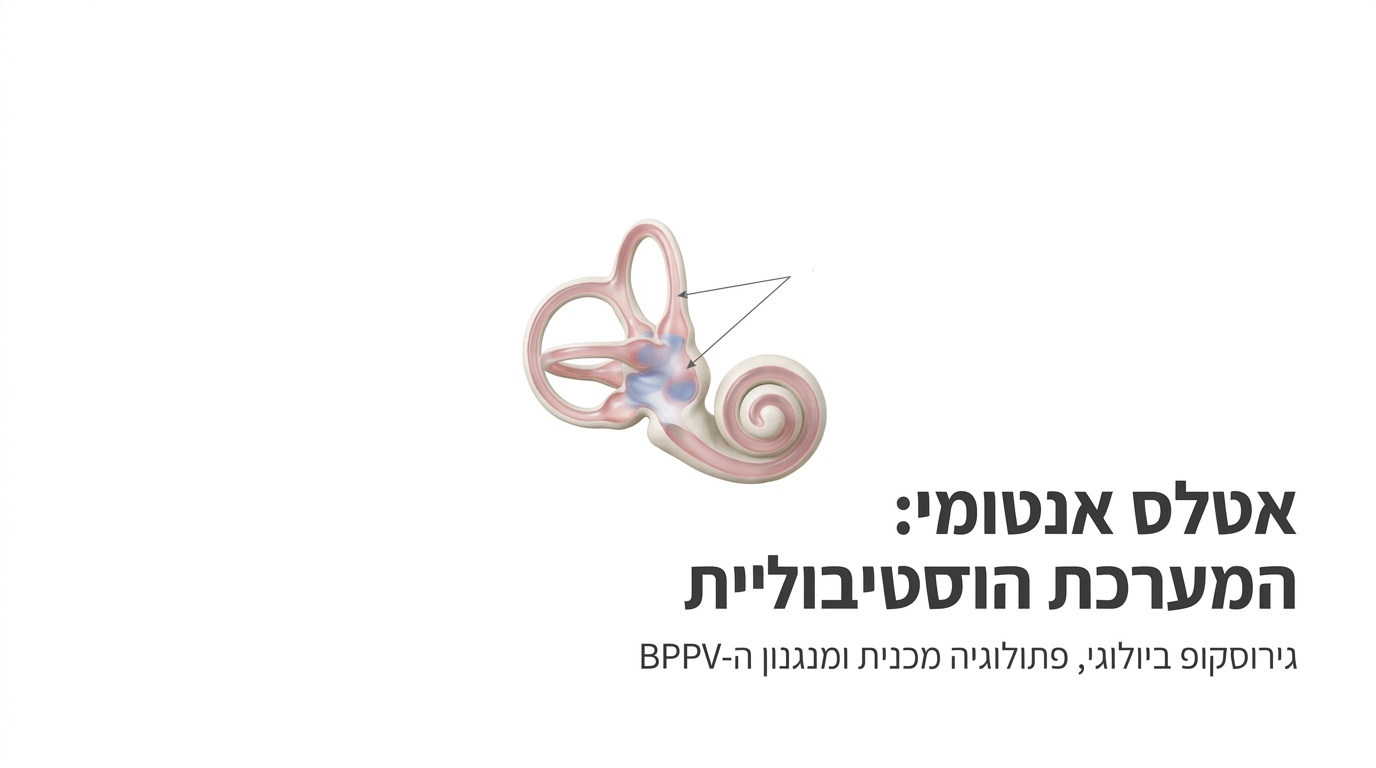 BPPV: כשגבישים זעירים באוזן הפנימית מסובבים לכם את העולם