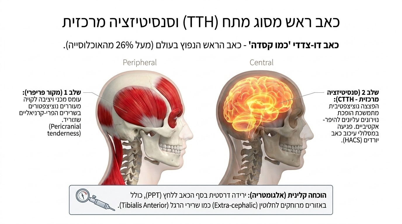 כאב ראש מתחי: תחושת הקסדה שלא מרפה